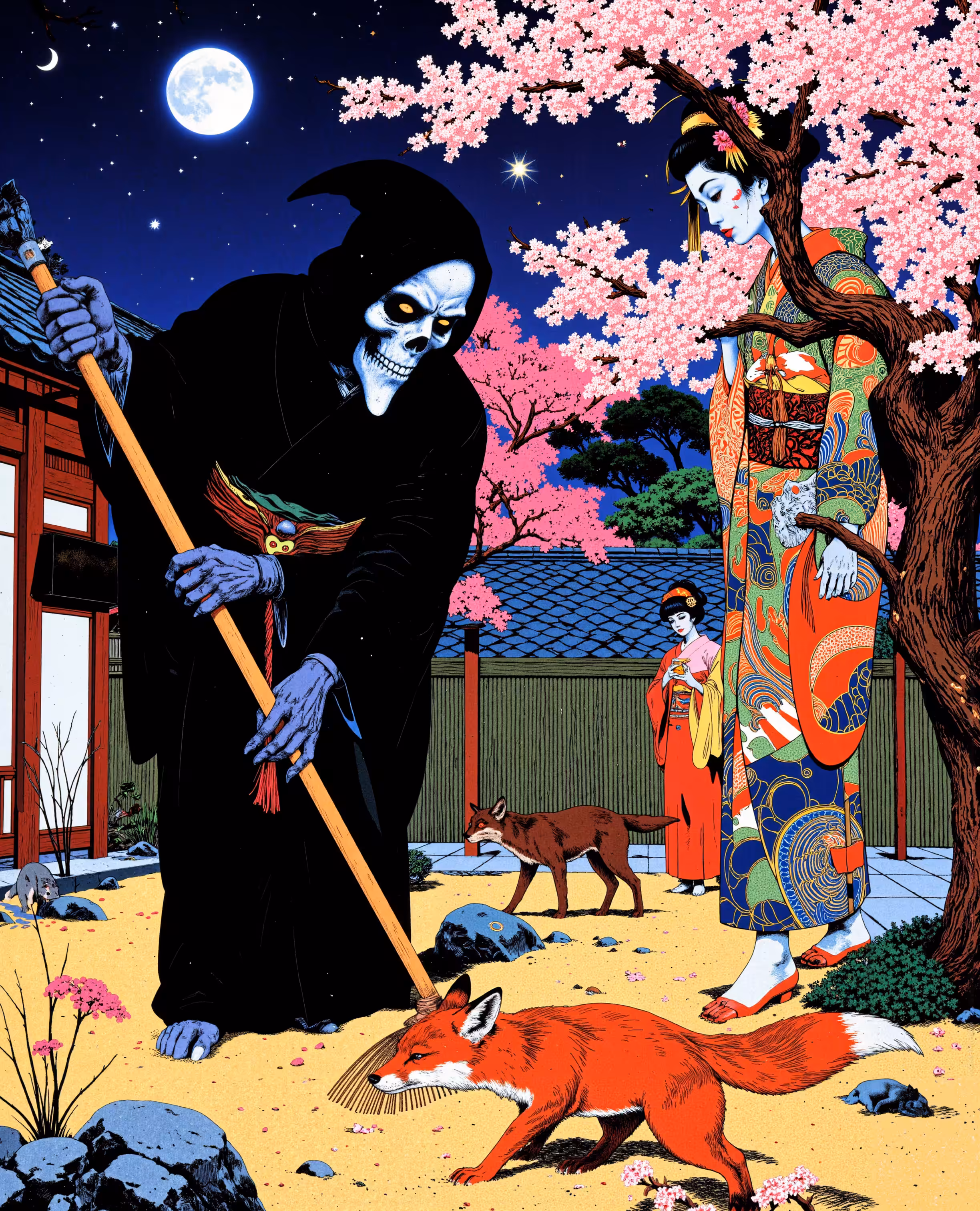 Follow the fox, Find the Cherry Blossoms