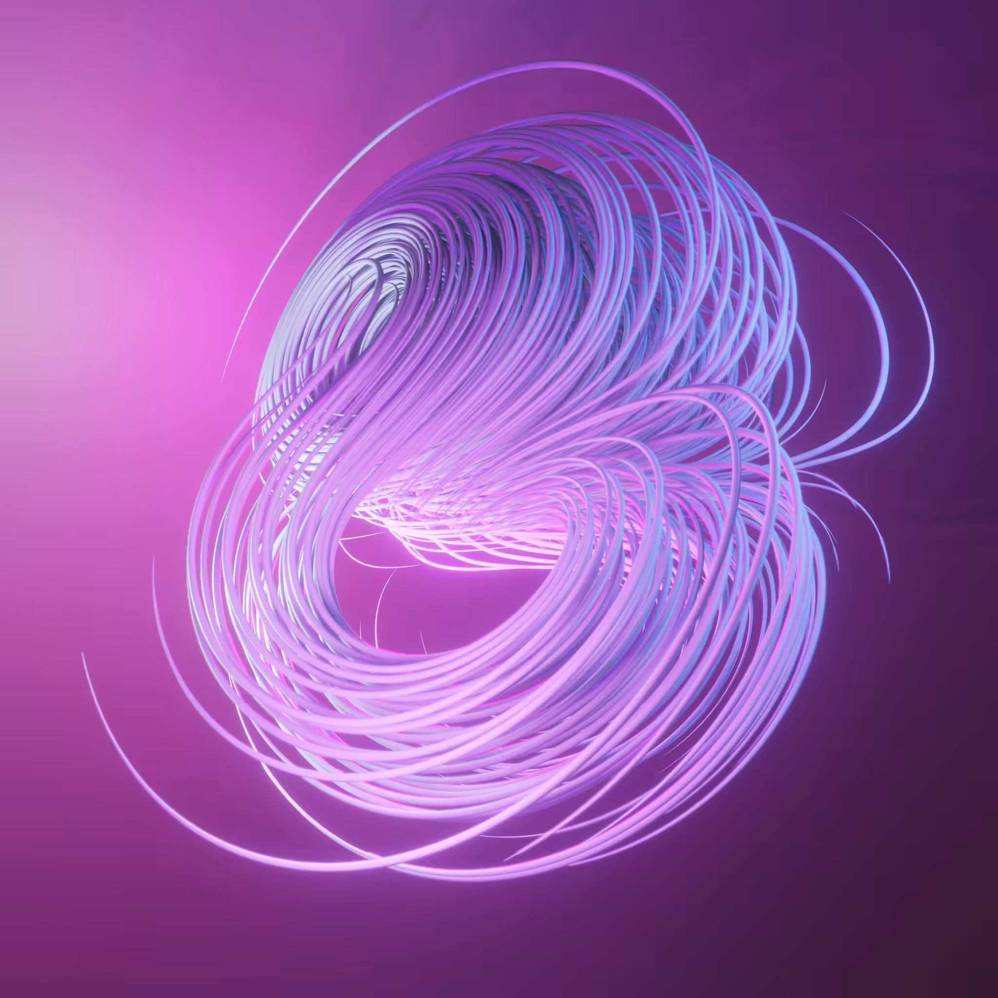 Neon Nosé-Hoover Attractor #1