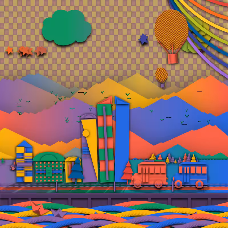 Paper Art 2.5D #102