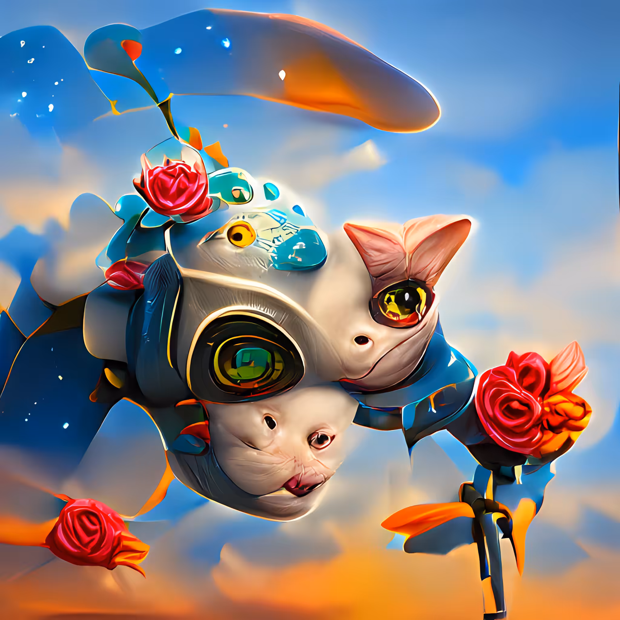 Cat robot space odsey#1