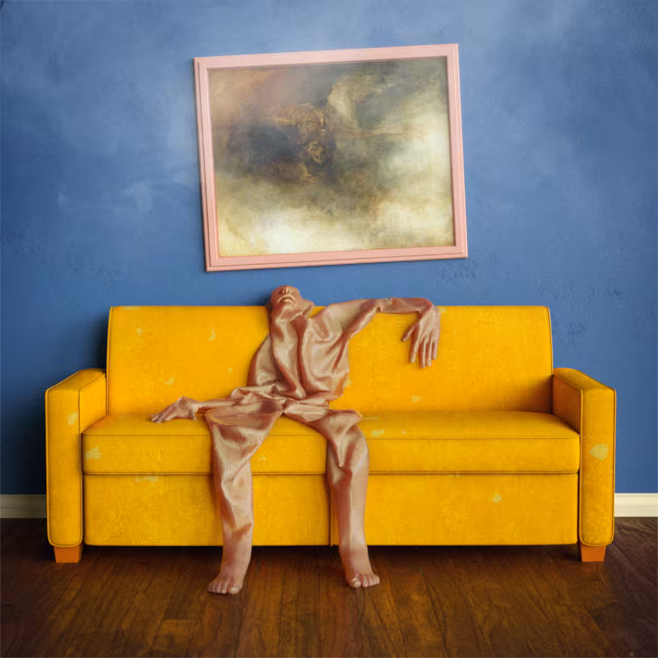 Indica on a Yellow Couch