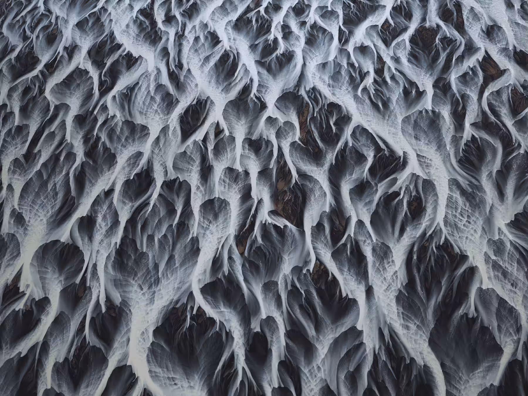 Glacial River from Above #8