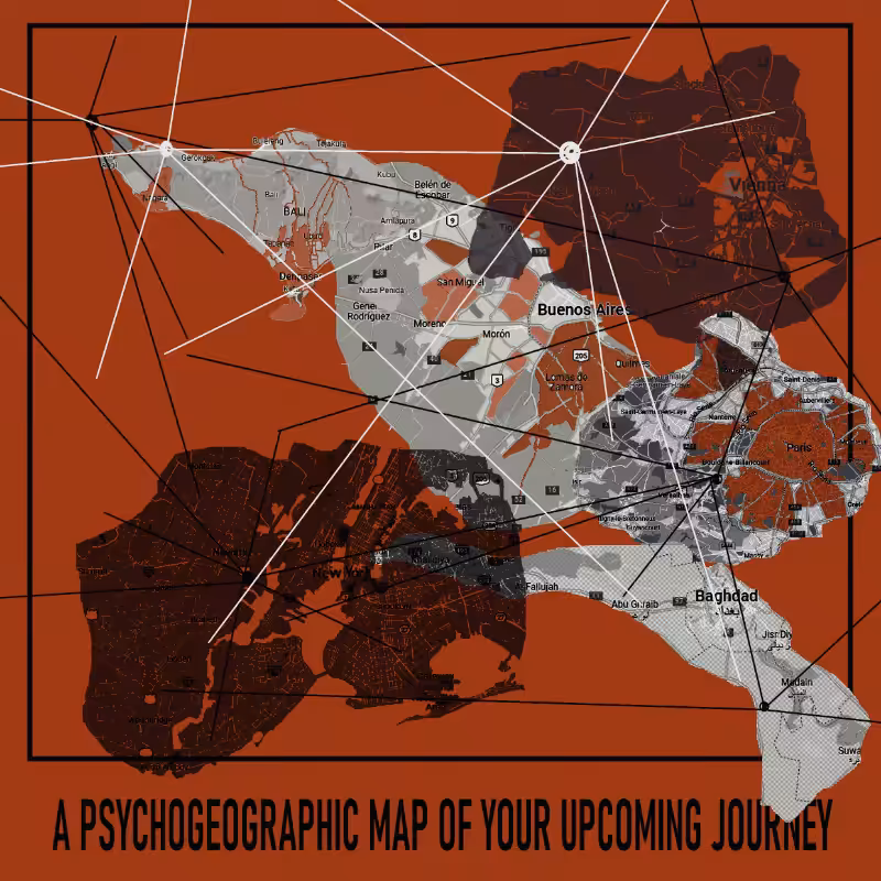 PSYCHOGEOGRAPHIC MAP  #14