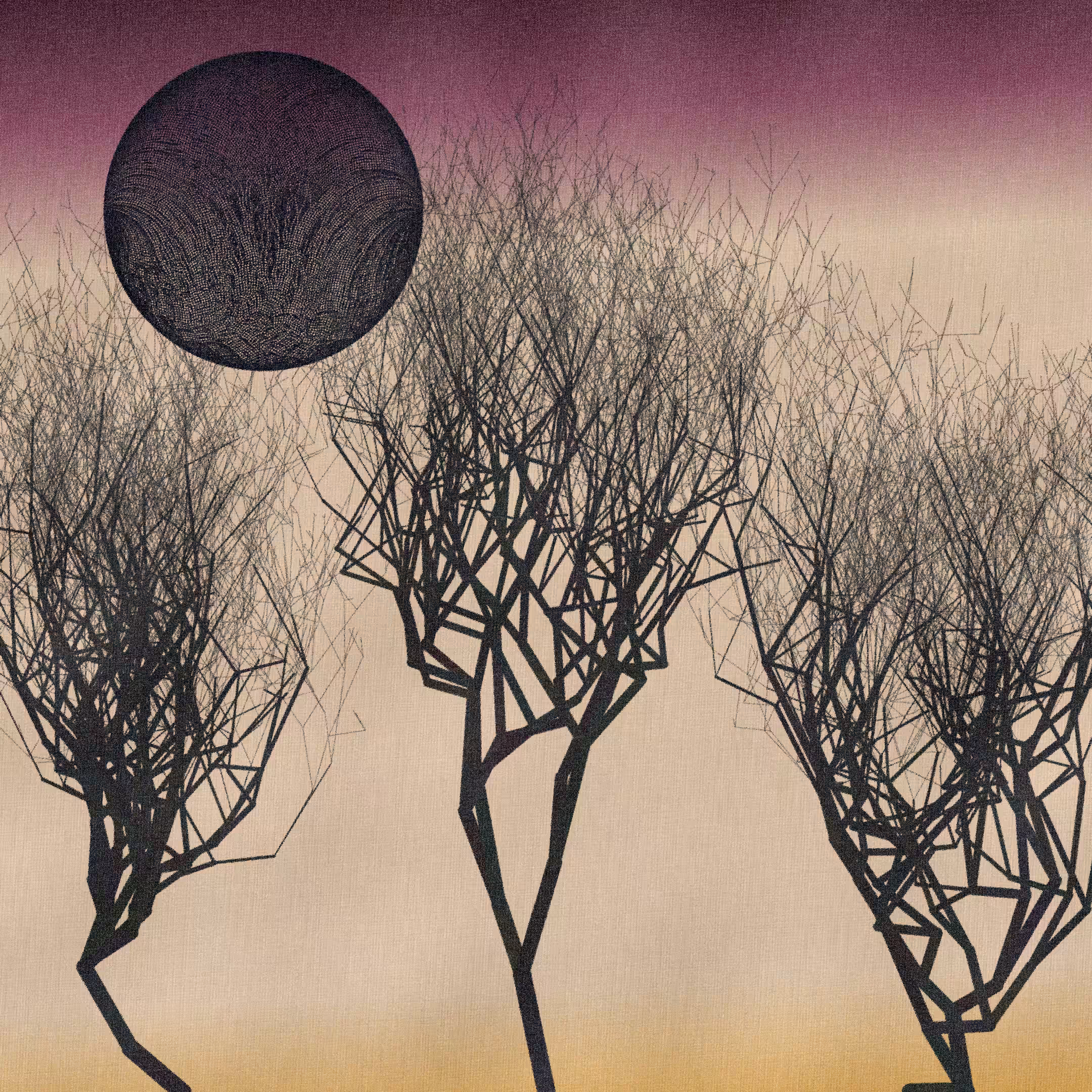 Three dead trees on earth #174