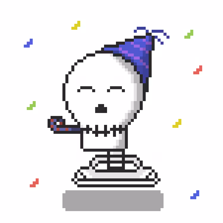 New Tez Skulls #03 - Celebrating