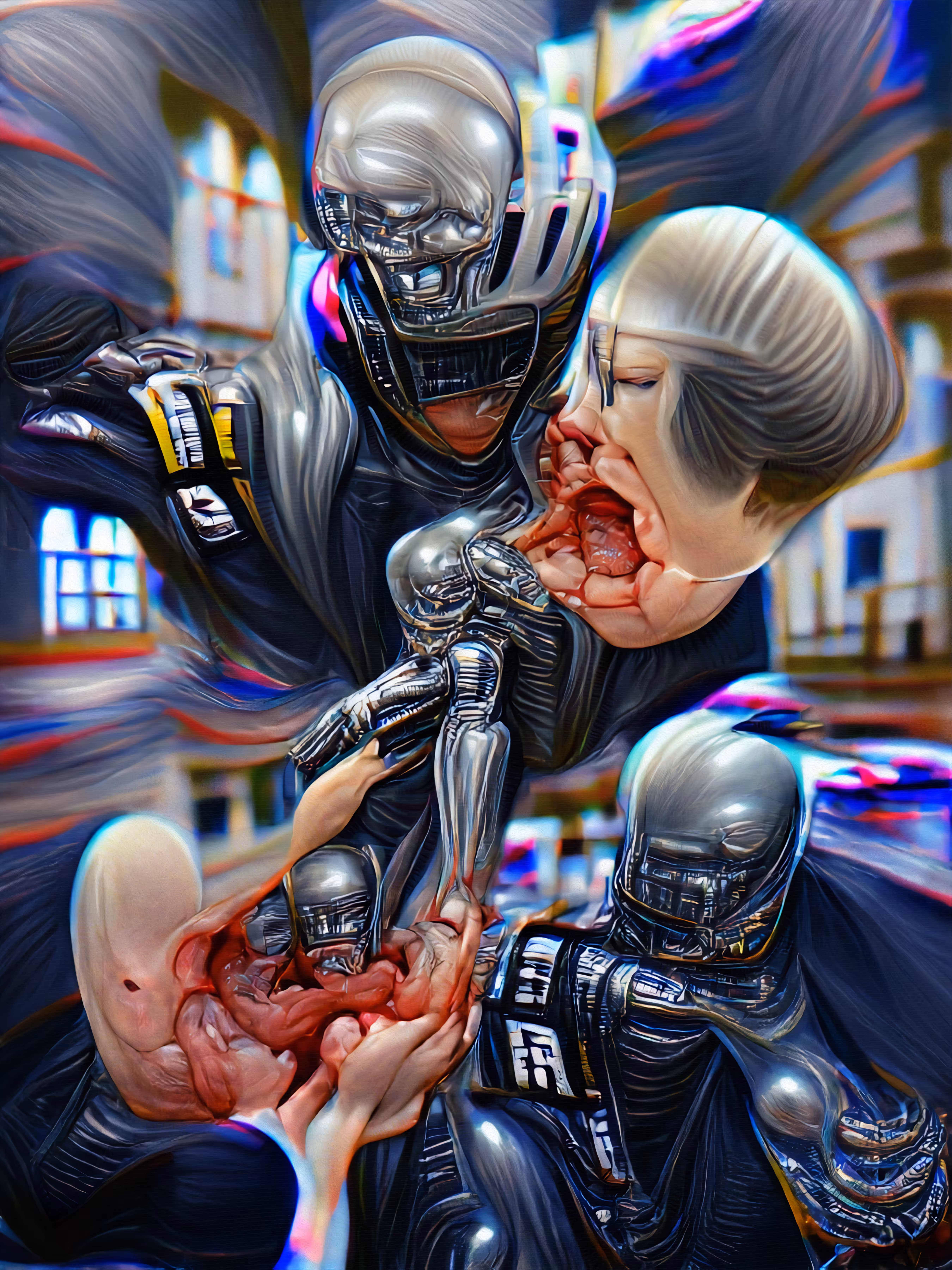 Robocop Fighting Terminator