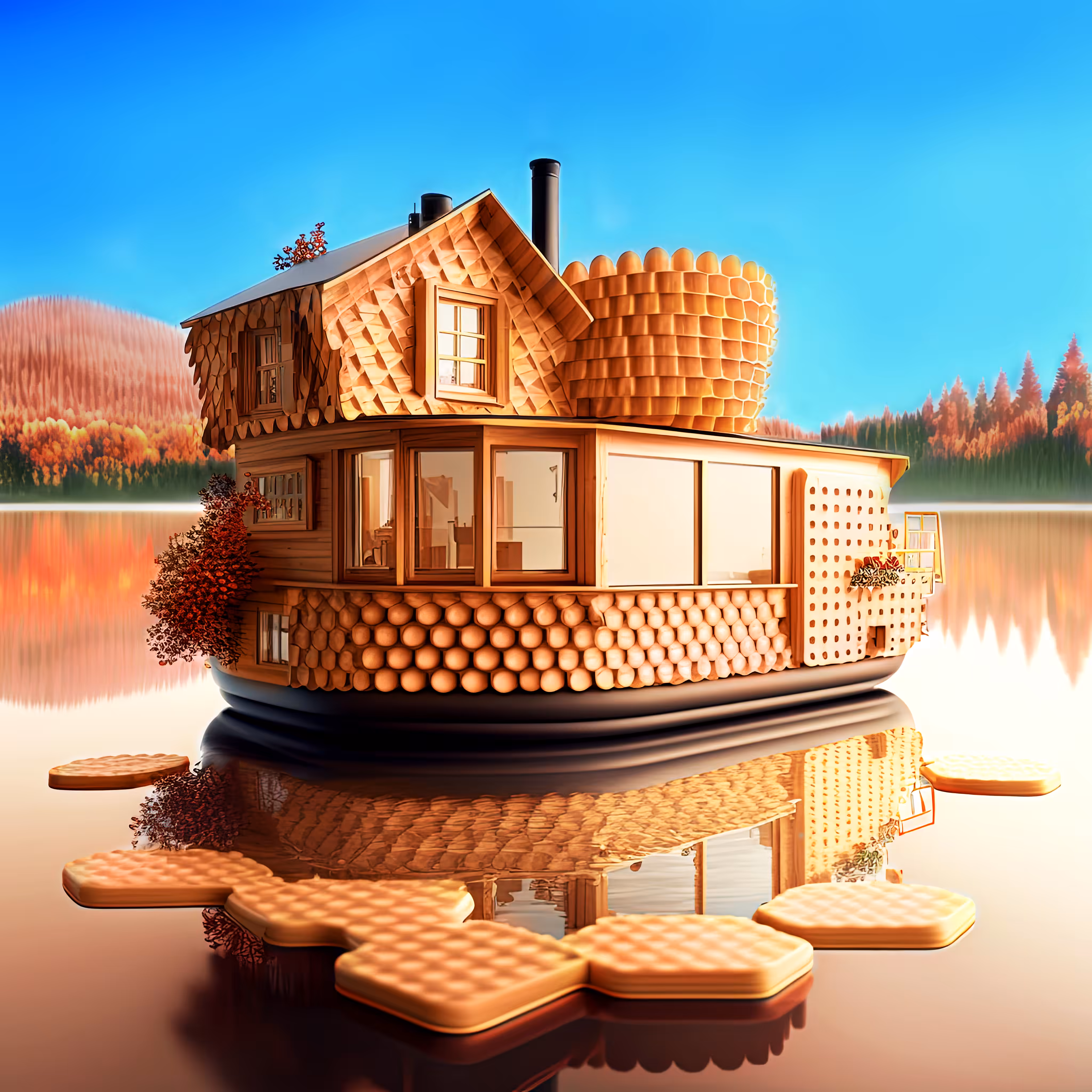 The Waffle Houseboat