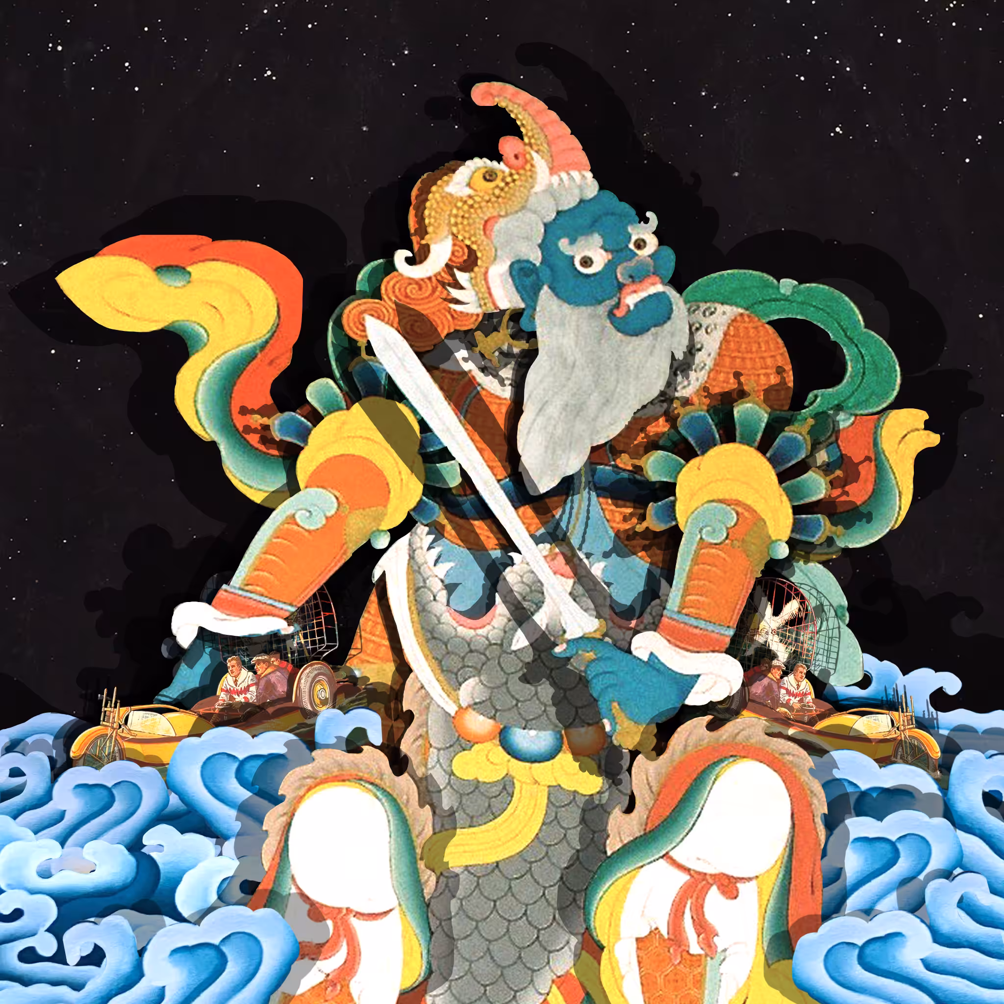 Paper Buddha Buddies: PaperBuddhaBuddy #044