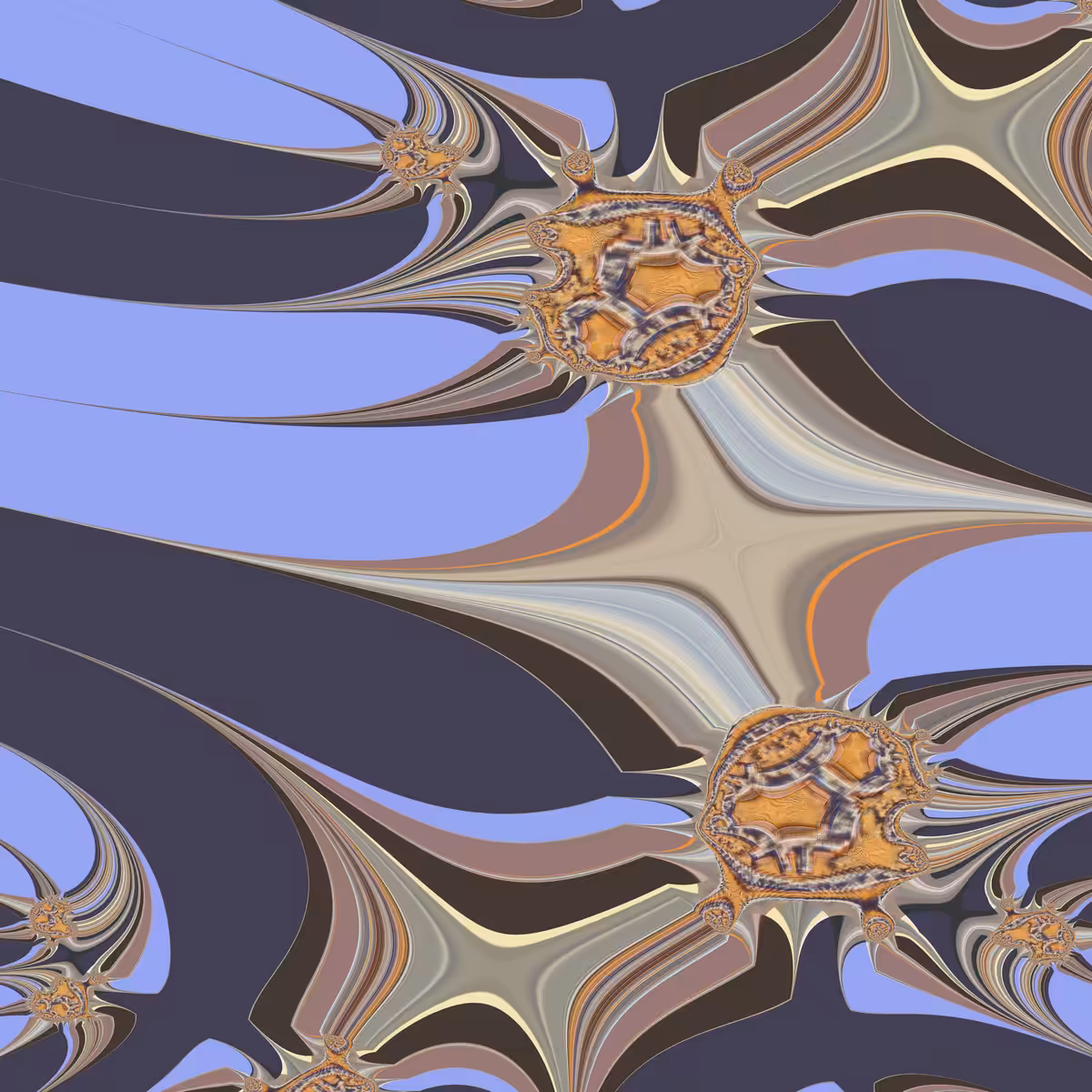 Fractal art «BITCOIN»