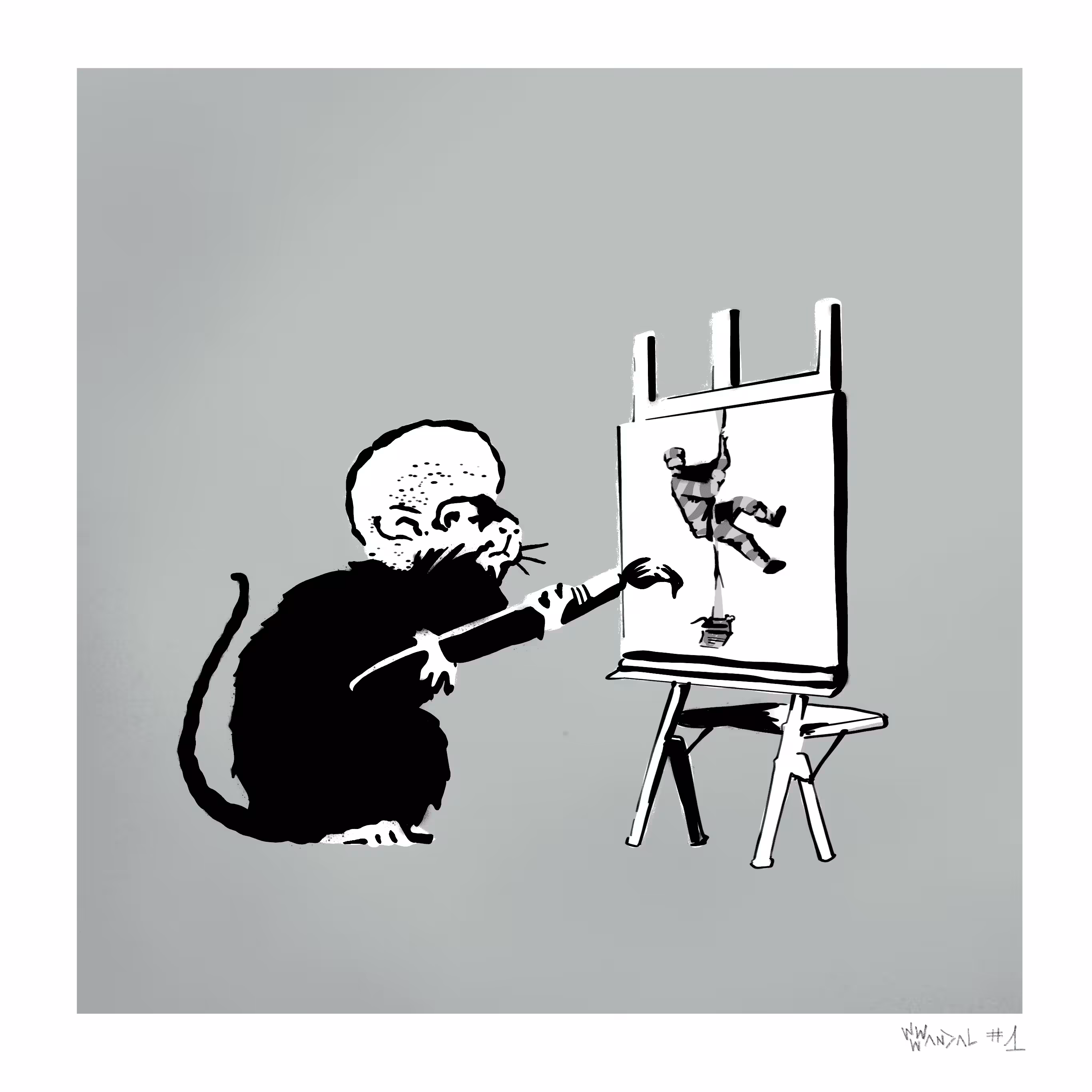 P1 _ Create Escape, Grey | CryptoPrints