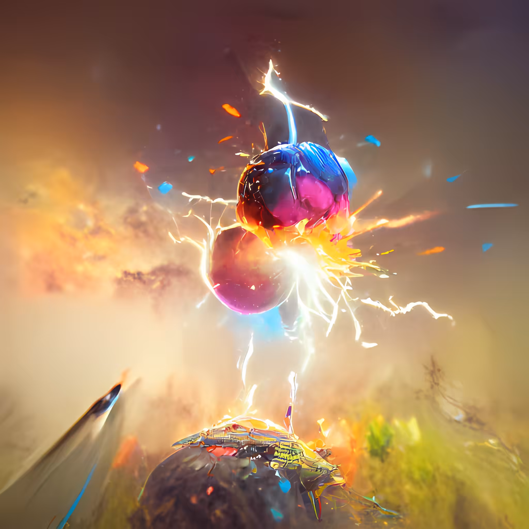 Electrifying sphere #7