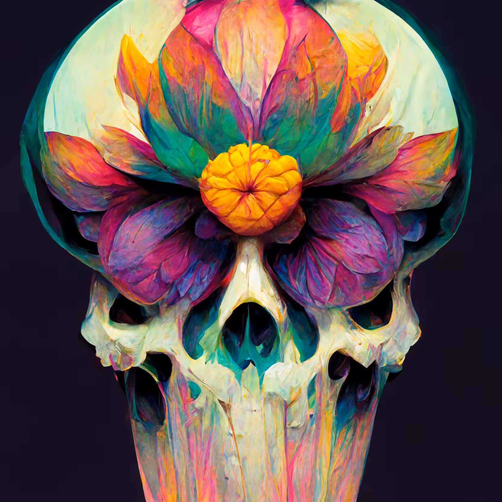 Skull flower