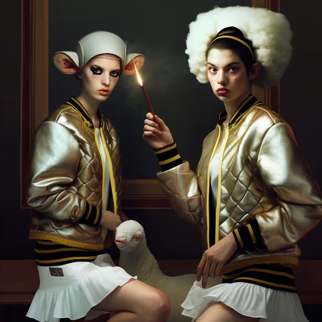 Knight's Threads March 2023  <KT> "Baaaaaa-d Girls"