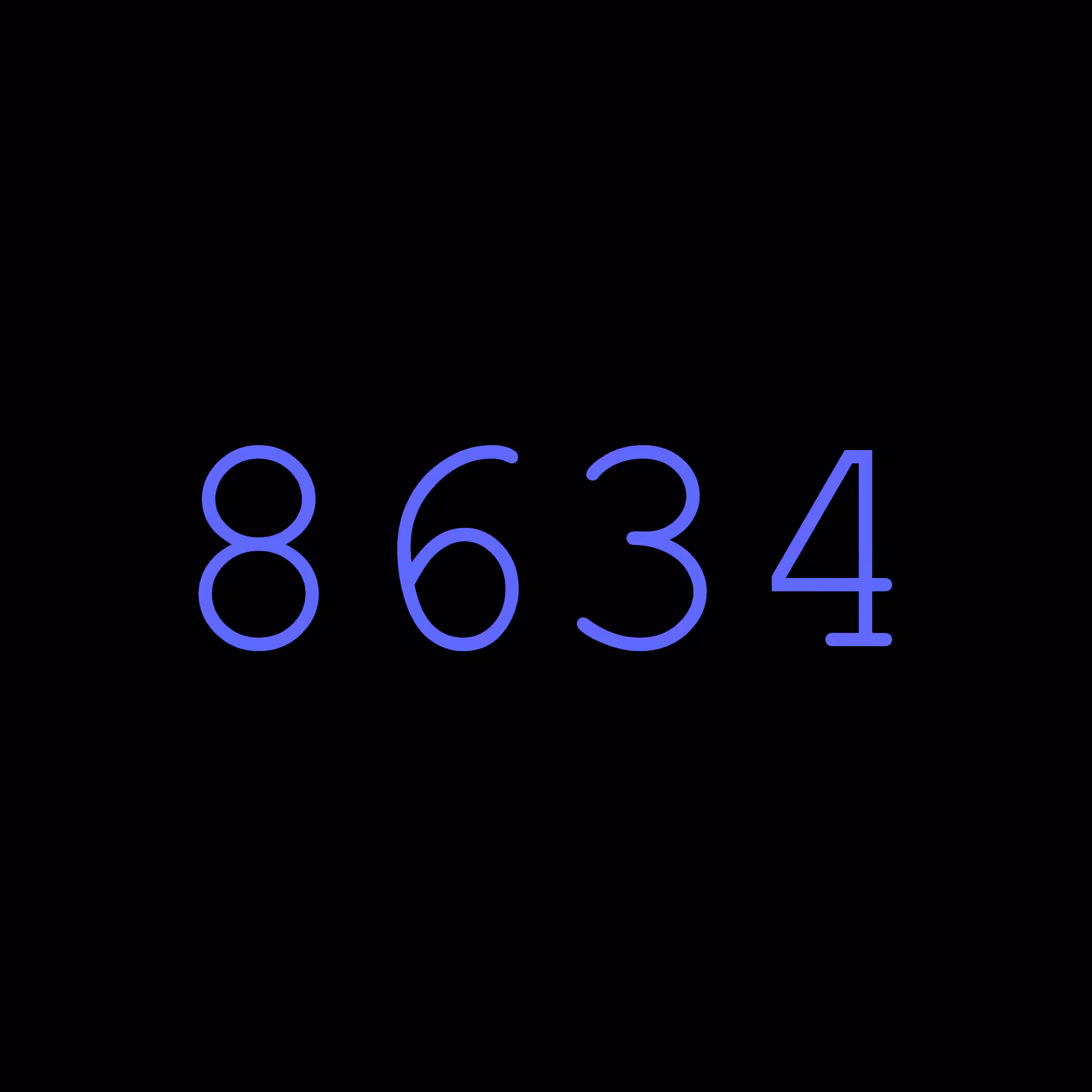 8634