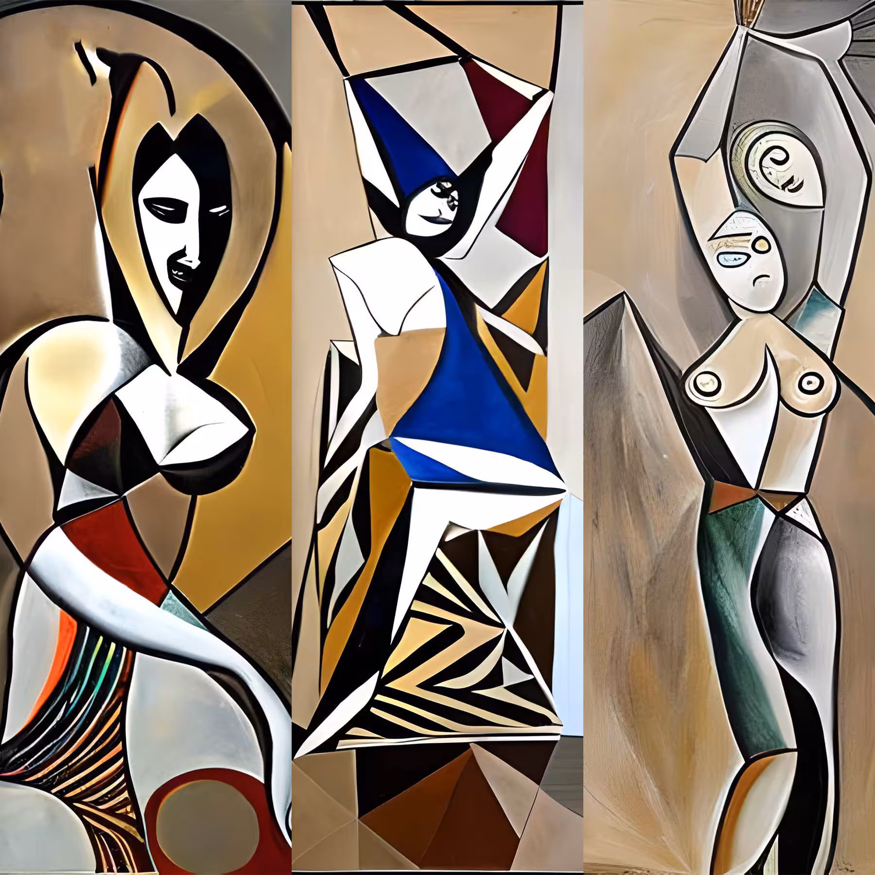Cubism Dancers #3
