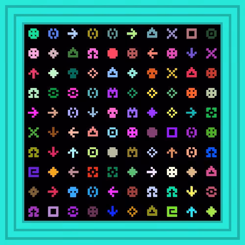 Please could you stop the noise? I'm trying to get some rest From all the unborn chicken Voices in my head :: Procedural Symbols #299/1000