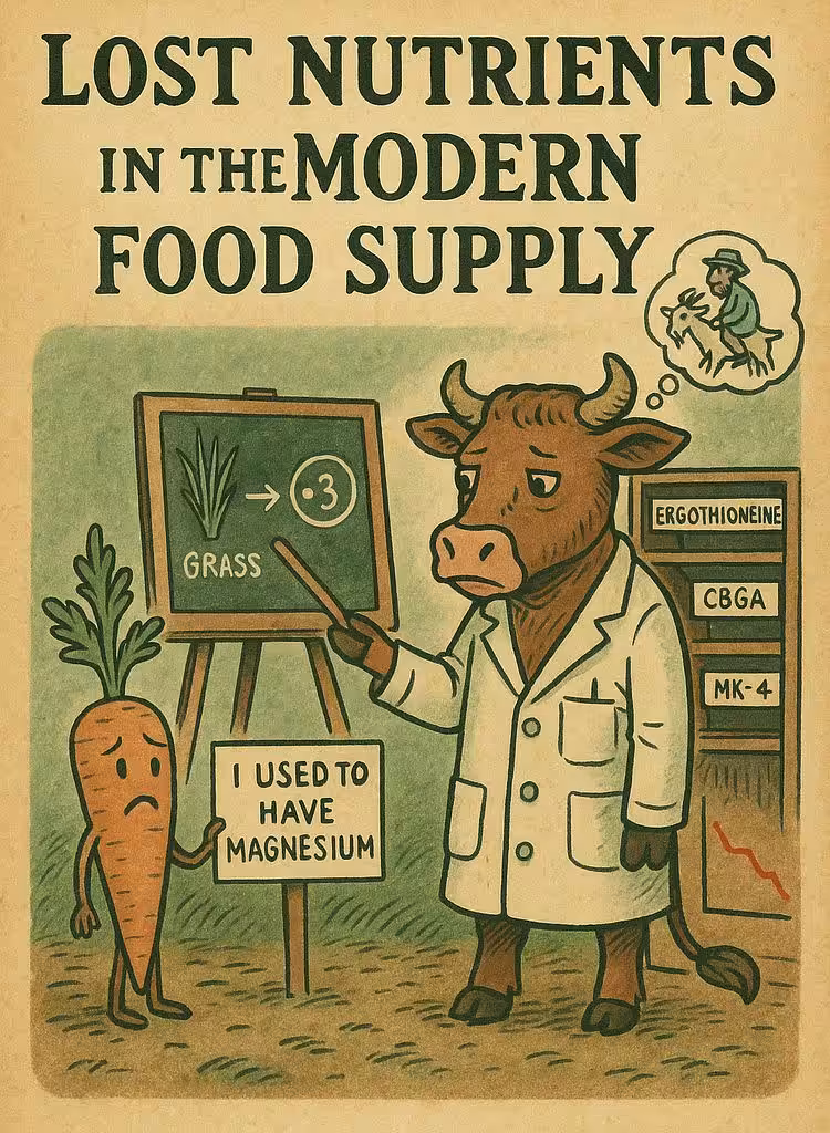 Lost Nutrients in the Modern Food Supply