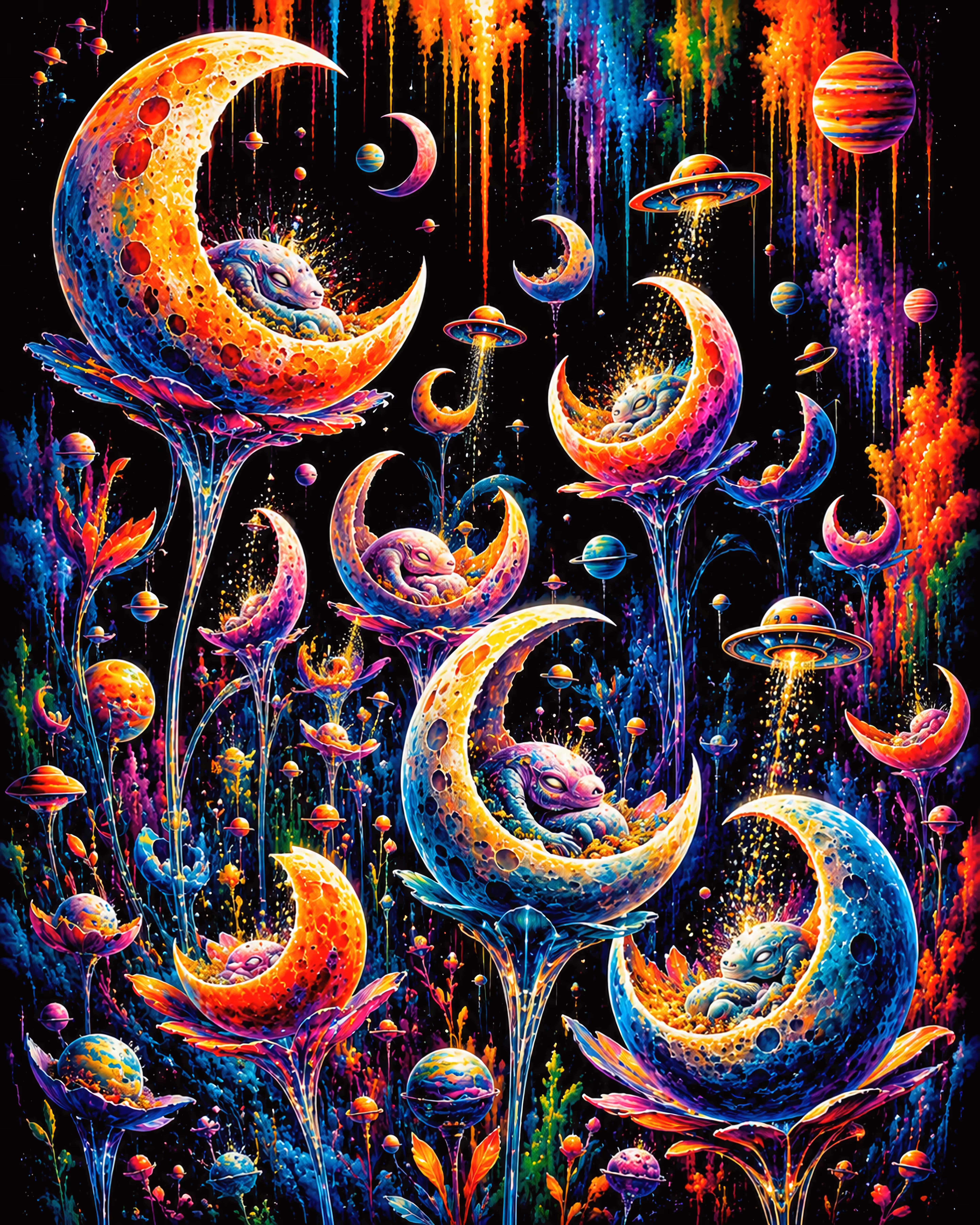 Extraterestrial Artform: Garden of the Sleeping Moons