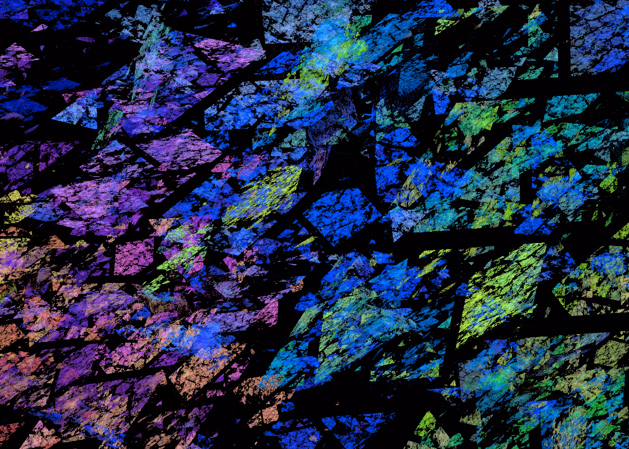 Raw Fractal Series - #063 - Berry Lemonade