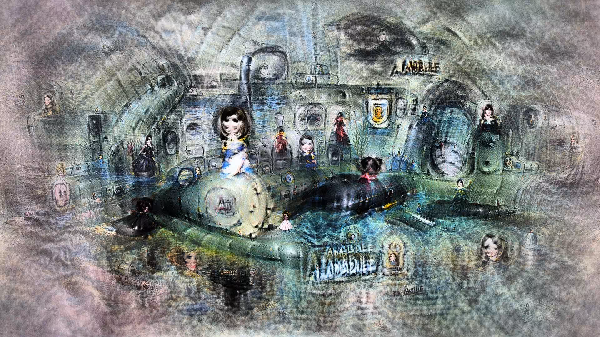 Lady Annabelle travels in a submarine
