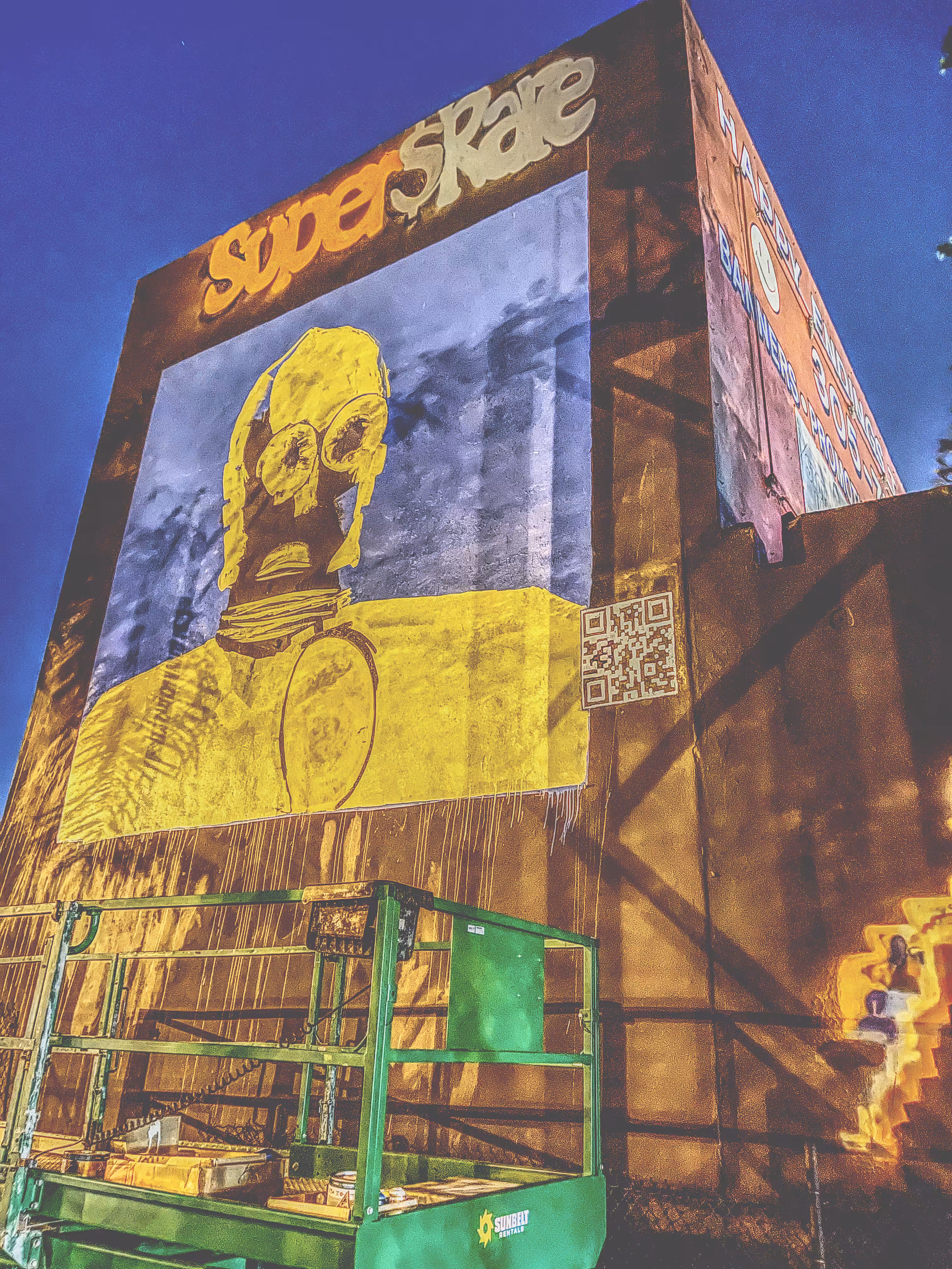 Portrait of Satoshi Nakamoto #1, muraled
