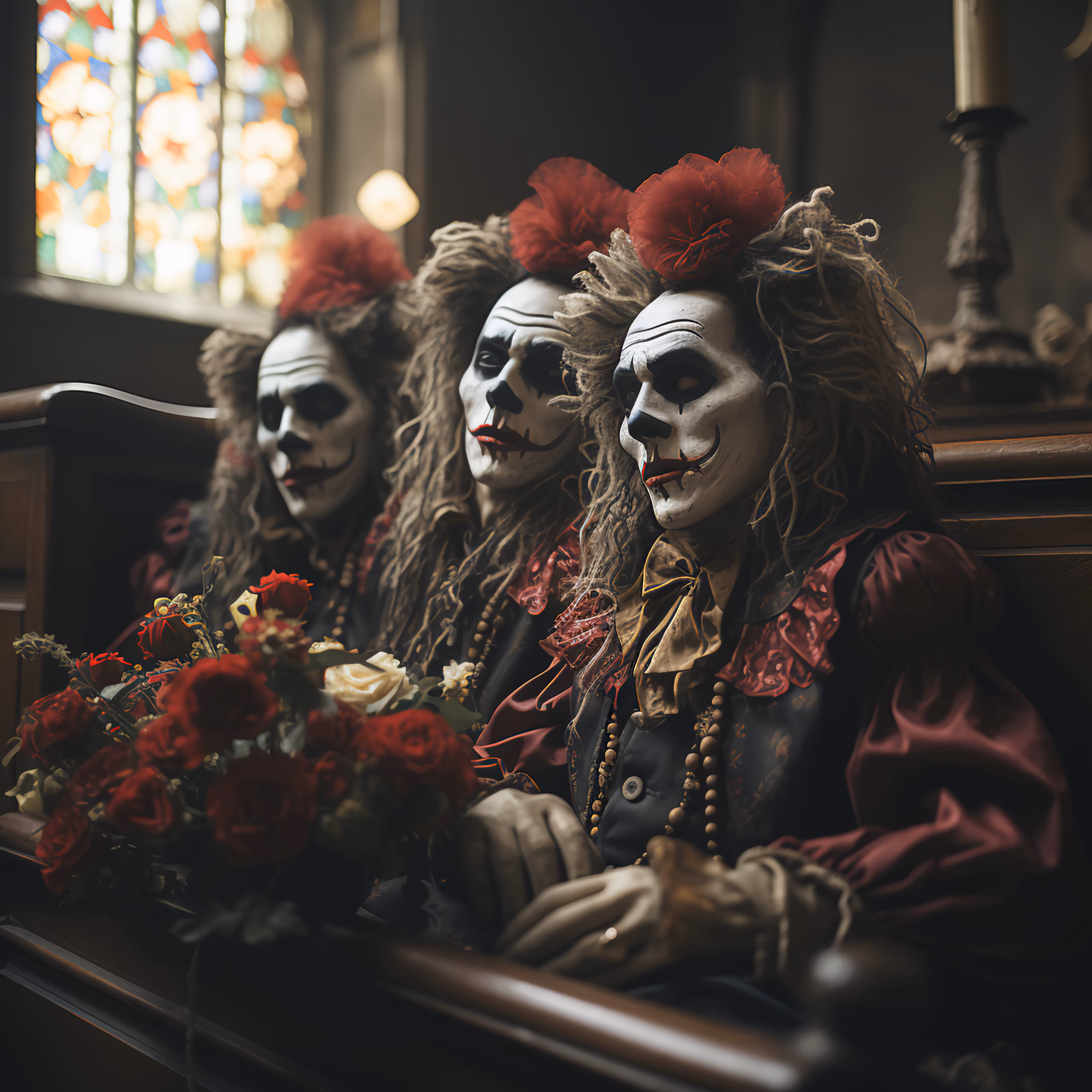 Clowns at a Funeral