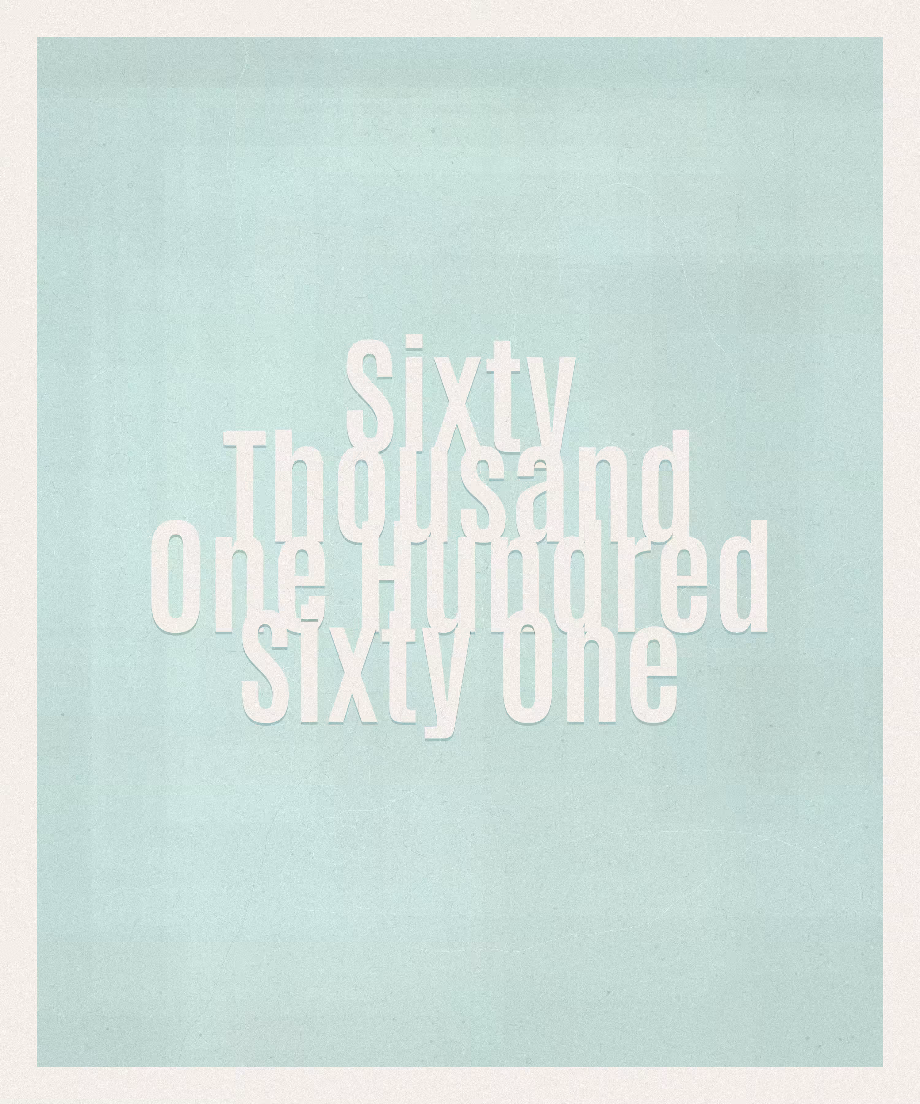 Count #60161