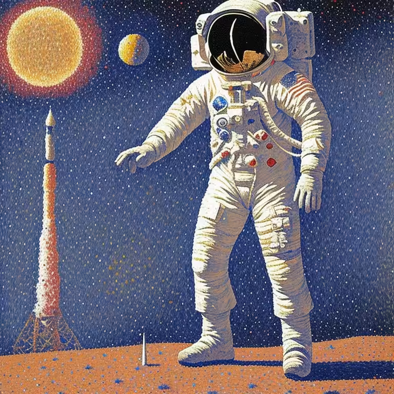 BEYOND GOOD & EVIL: Astronaut on moon