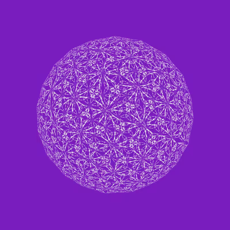 Digital Gothic: Spherical Tessellation #2