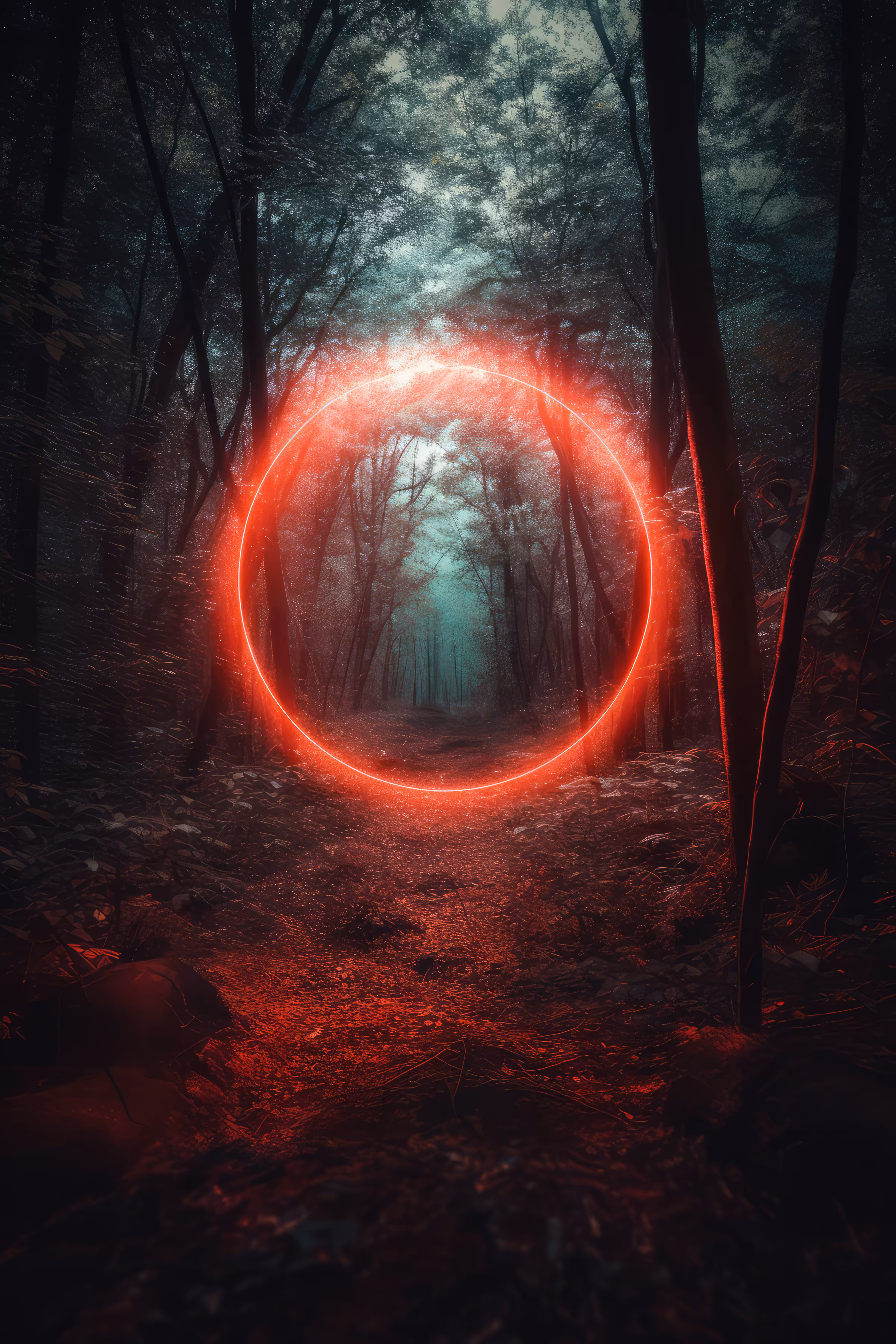 BLACK LIGHT DISTRICT #1 - Red Circle Forest
