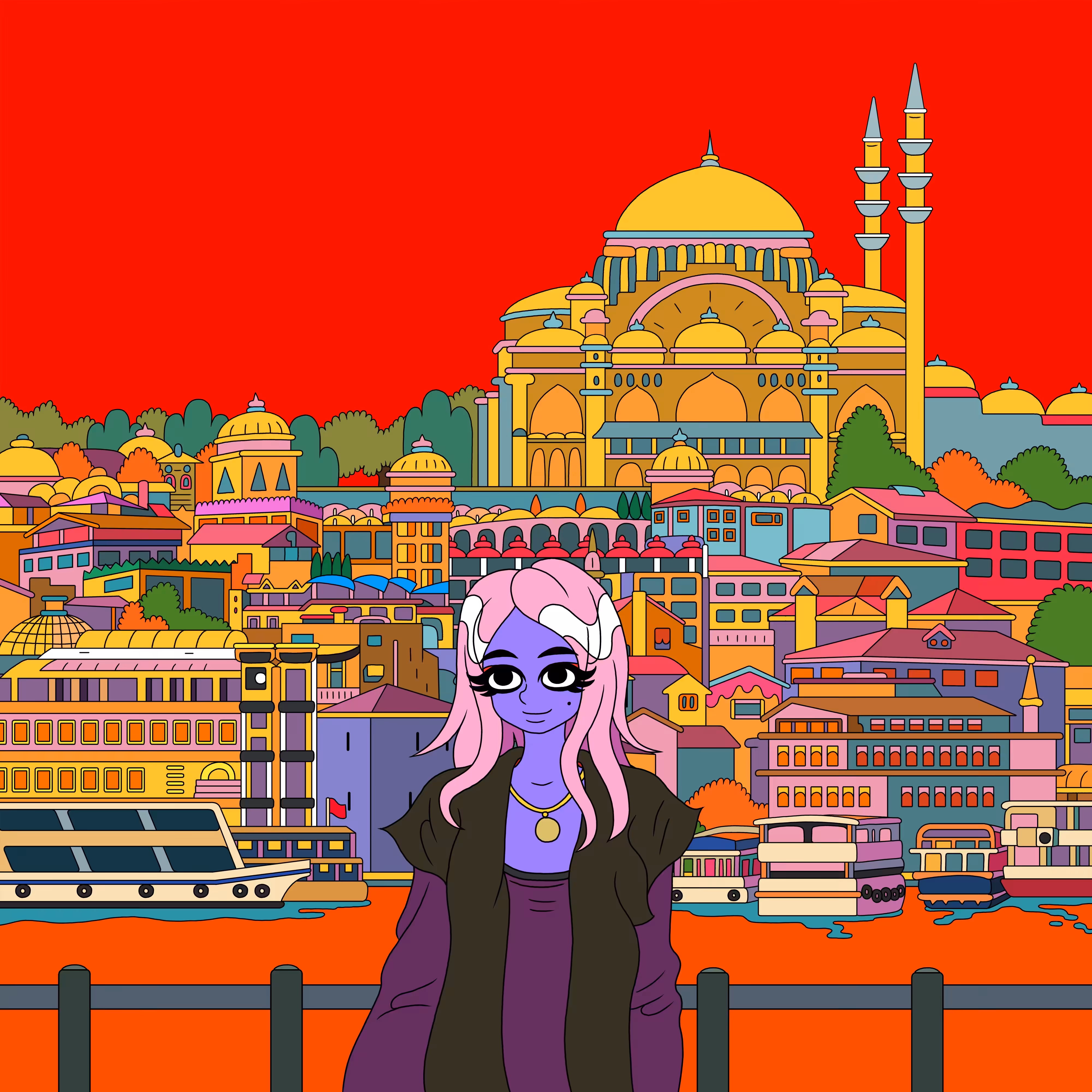 07 . At the Galatasaray Bridge