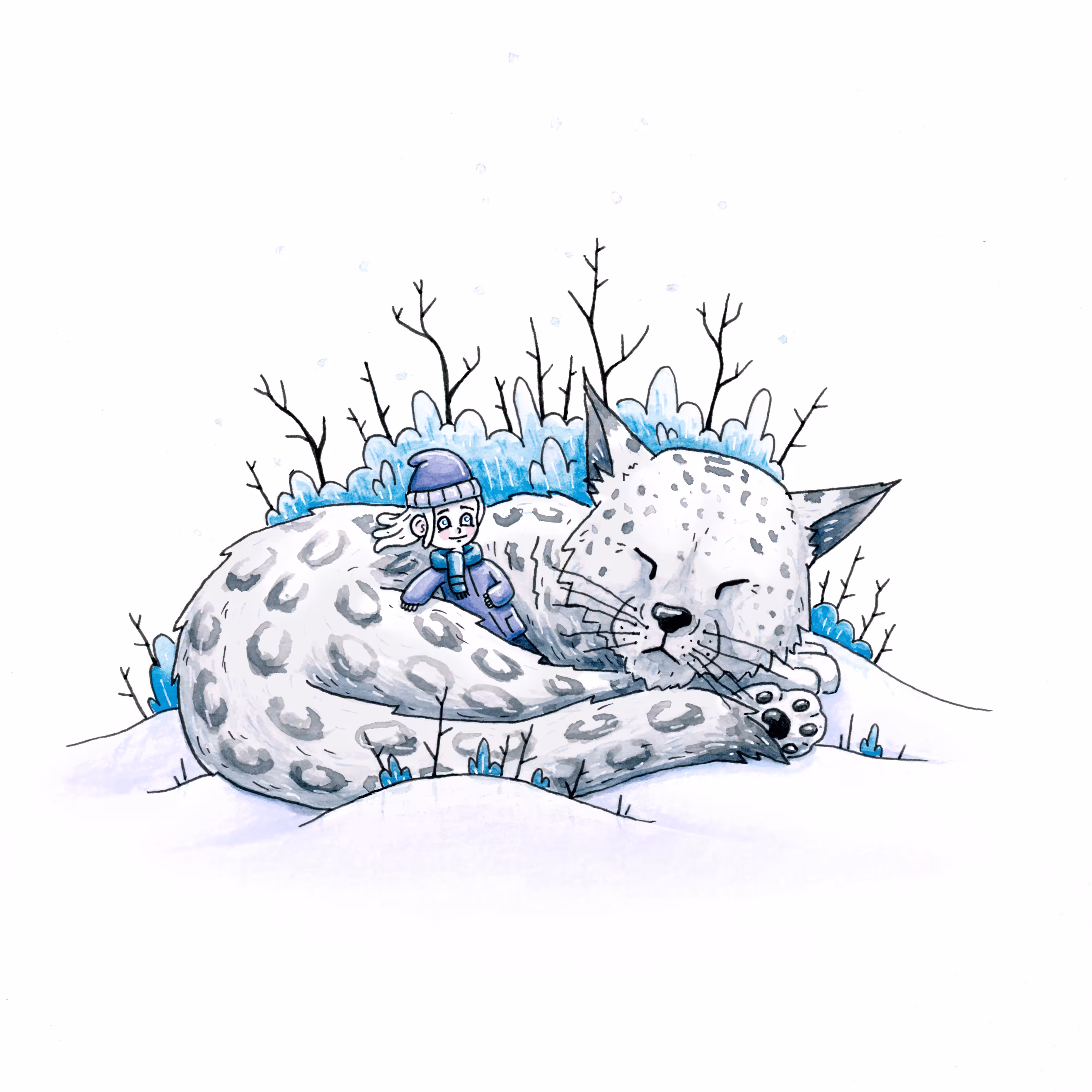 Wonder Folk #sp3 - The Cozy Snow Leopard 