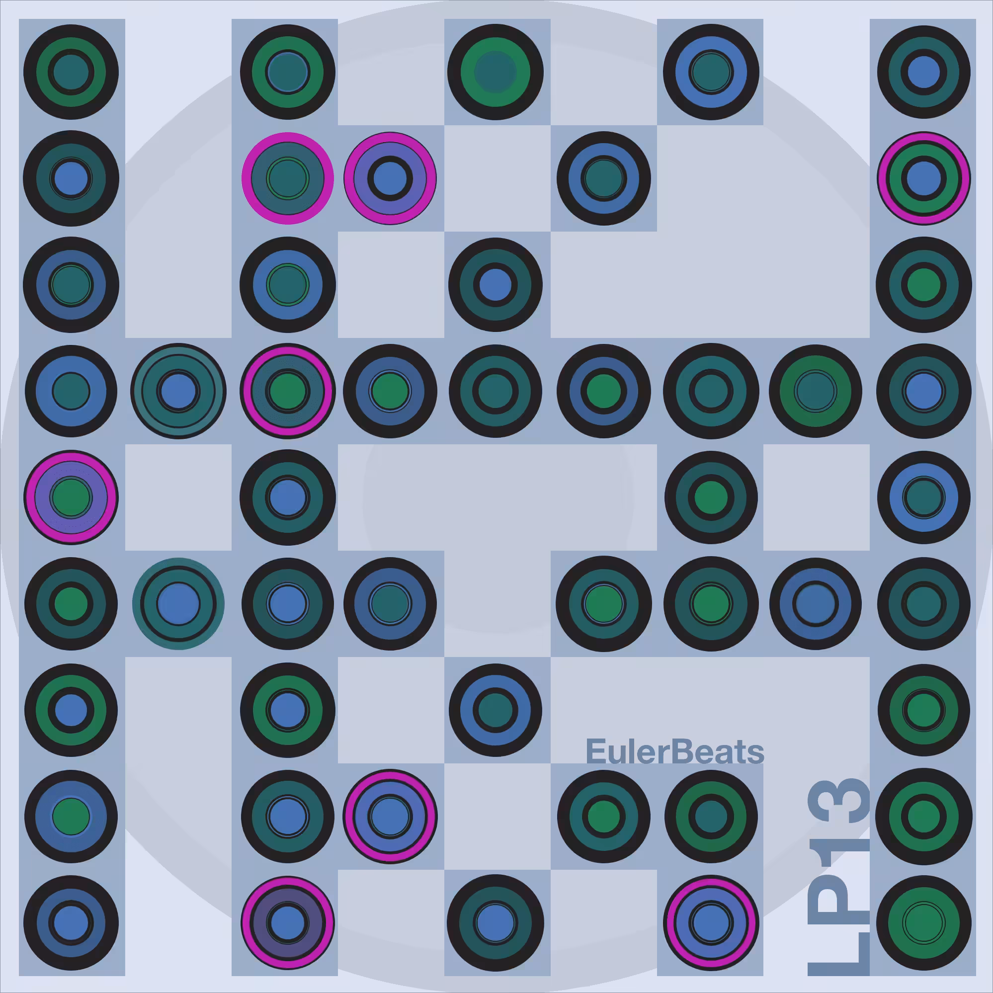 Eulerbeats LP13 Generative Cover Art: #10