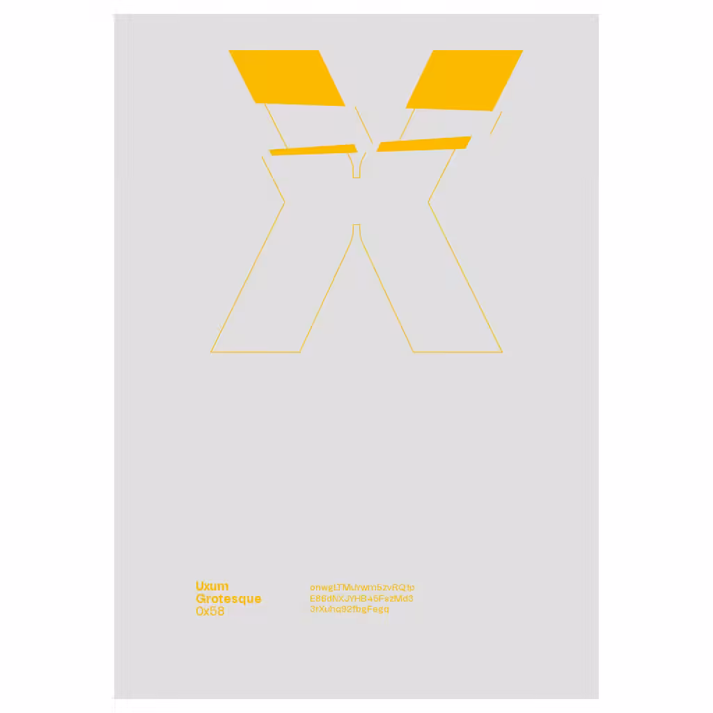 GlyphJam - Uxum Grotesque #26