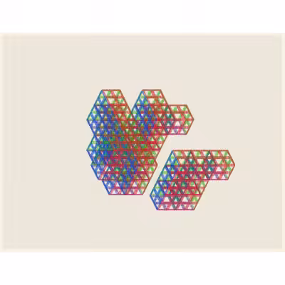 Brutalist Mesh Paintings #29