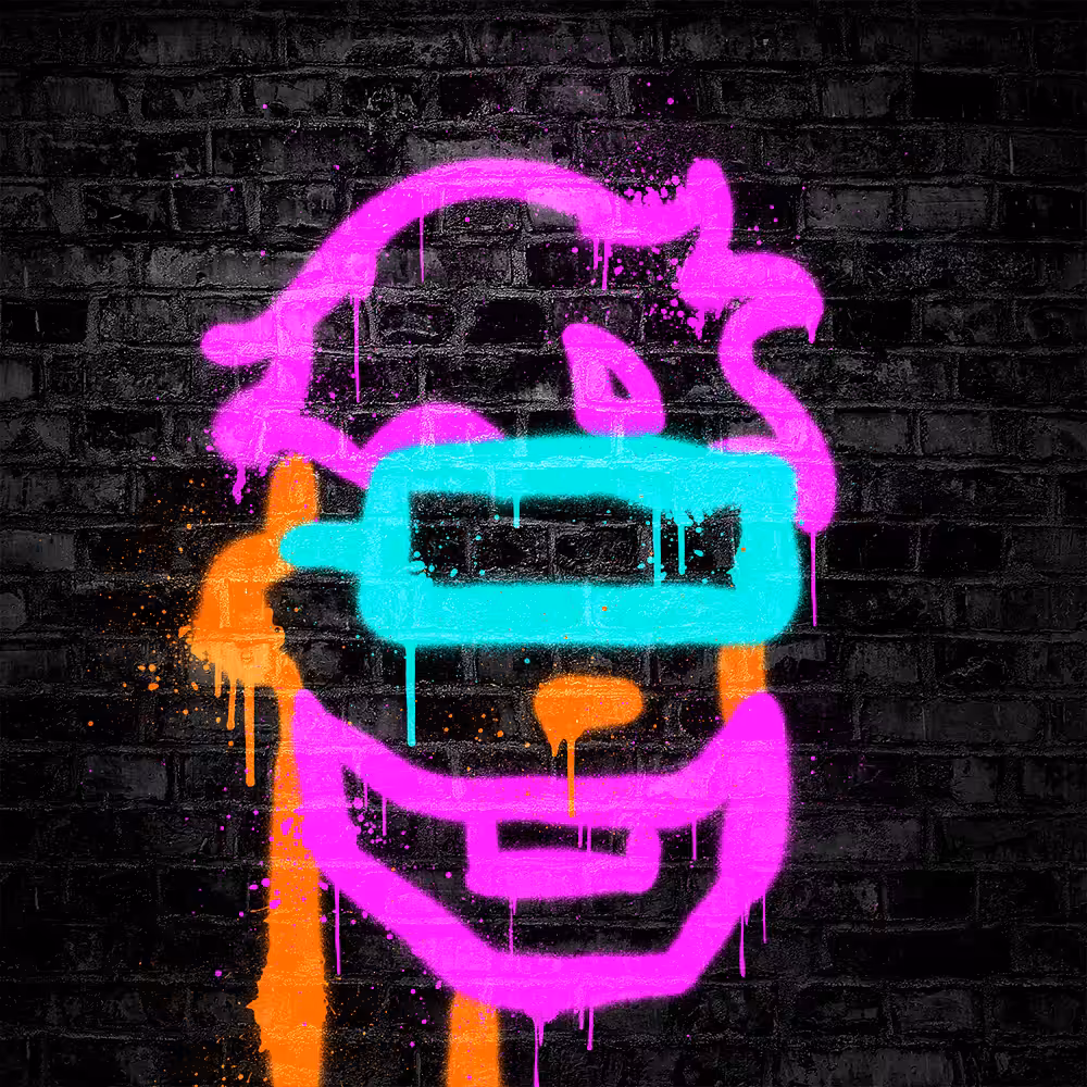 Neon Graffiti Punk #7