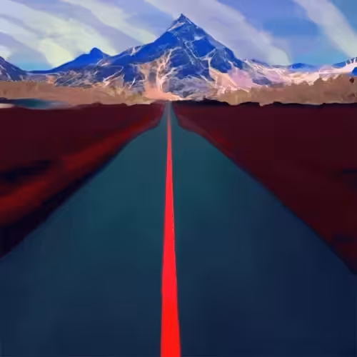 Generated Glitch Landscape #227