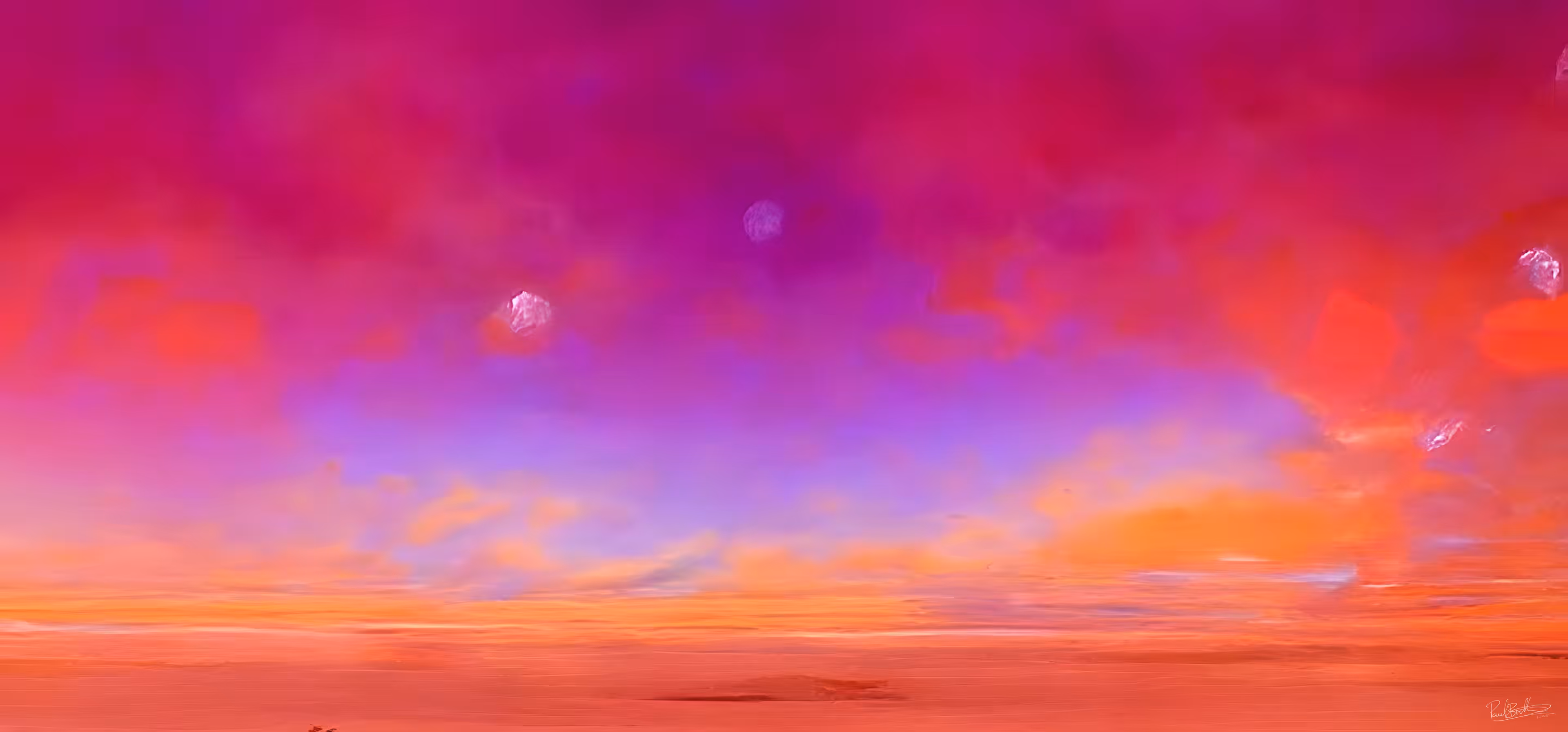 Sunset clouds and Purple Dreams