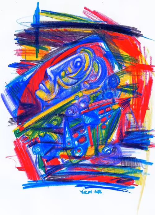 abstract portrait