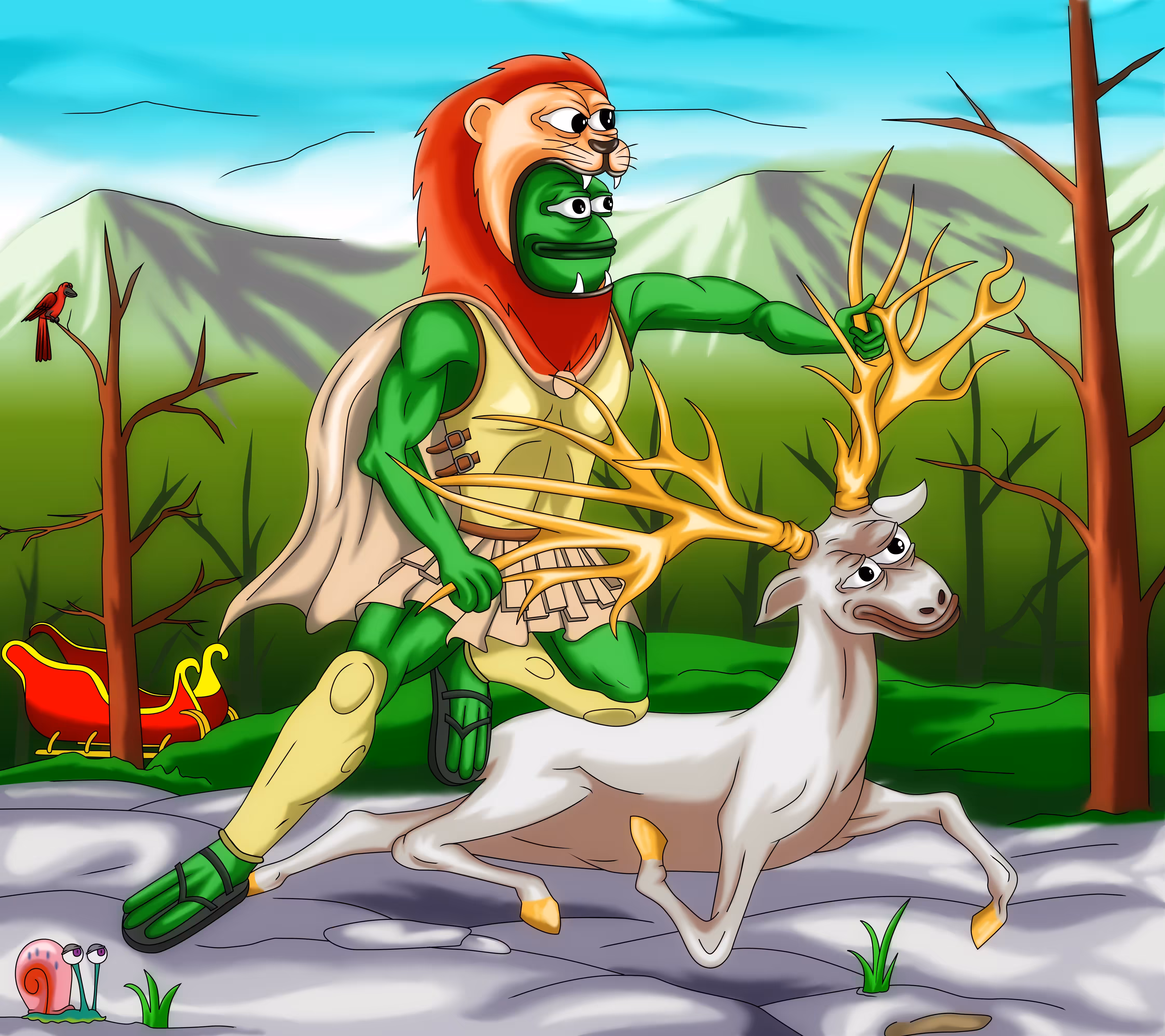 Pepeles and Ceryneian Hind 
