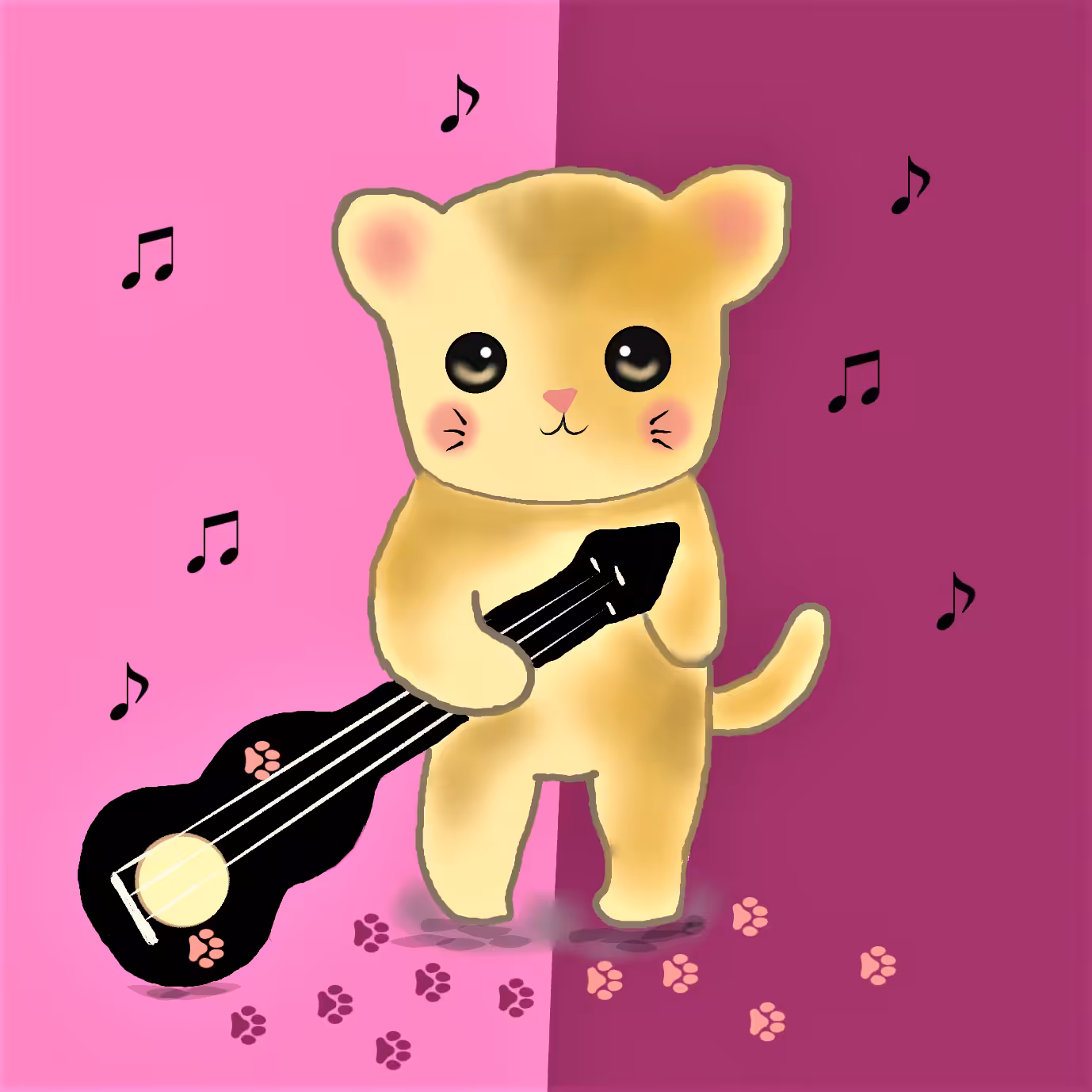 Guitarist Kitty