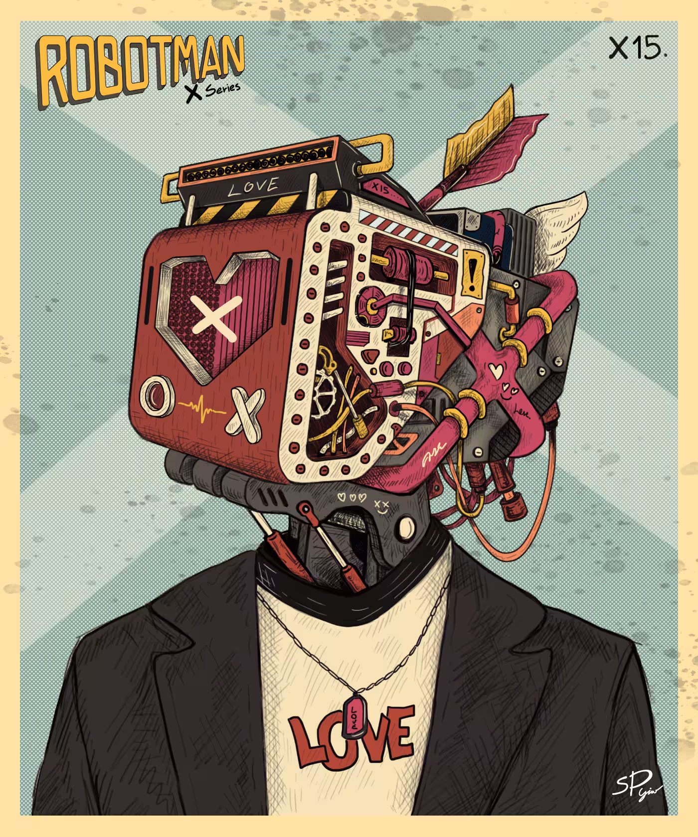 ROBOTMAN - X Series_#X15 (Love)