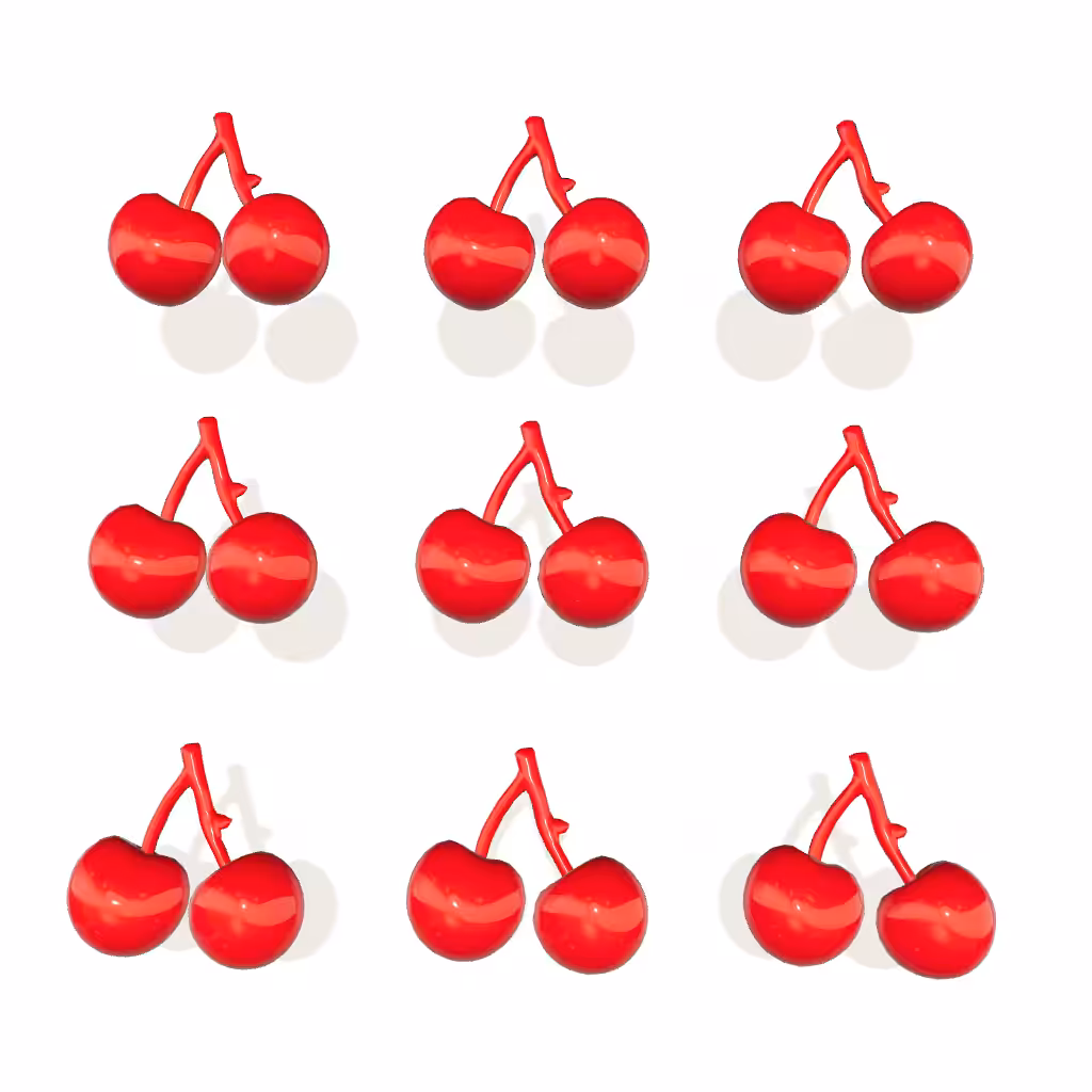 Unswept Floor: Cherry X 9