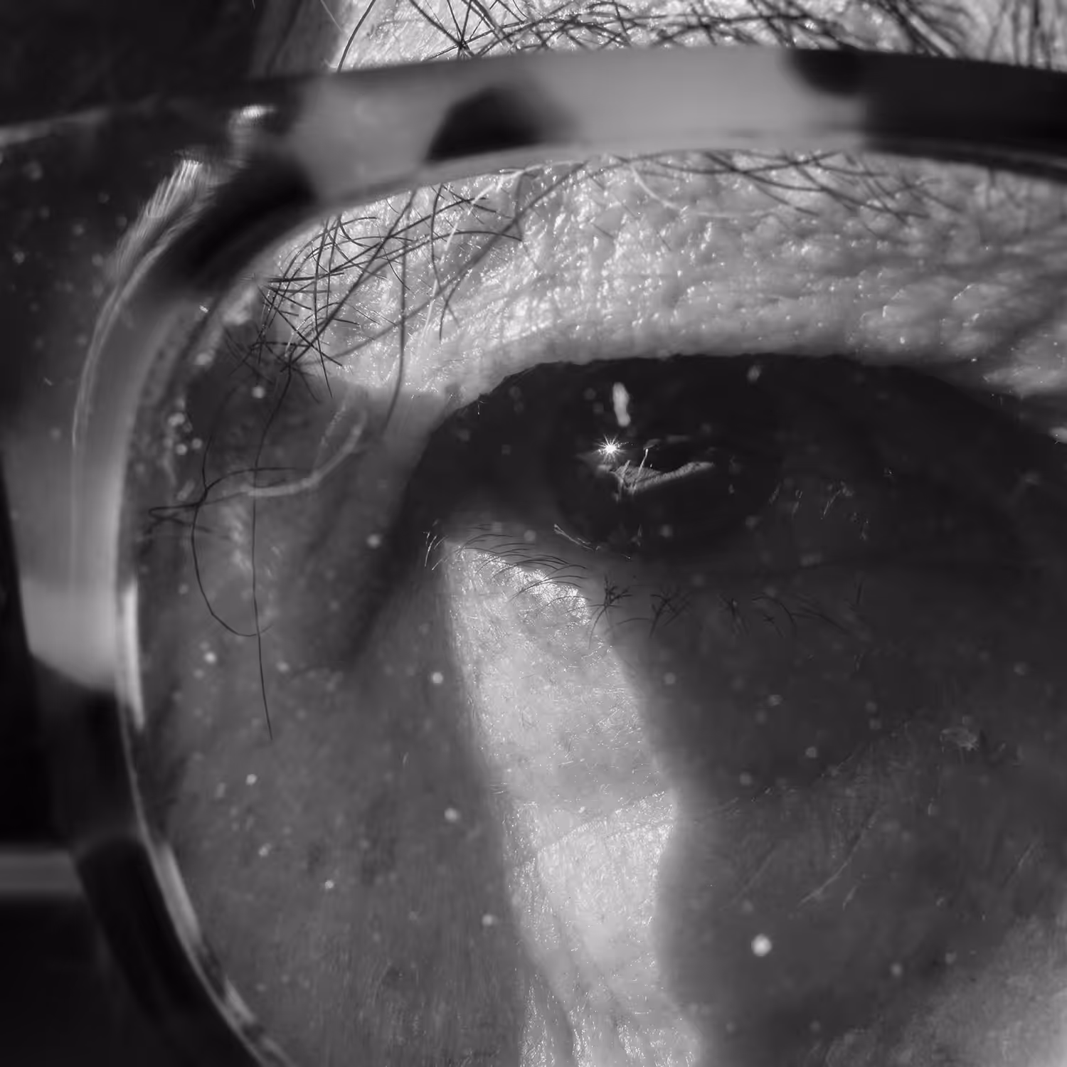 Larry Fink: Self-Portrait, Martins Creek, PA, January, 2013