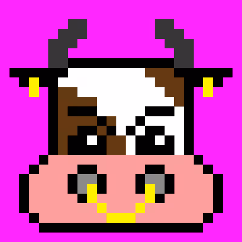 pixel cow #19