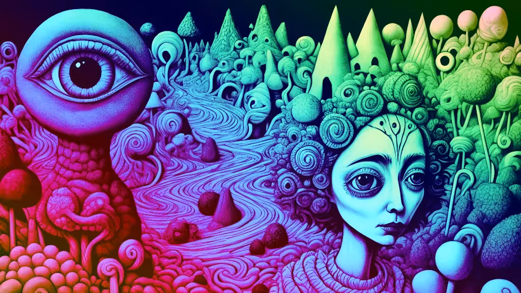 Ethereal Reverie: A Psychedelic Surrealism Odyssey