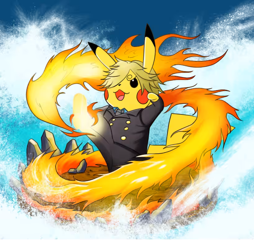 Pikachu cos Sanji