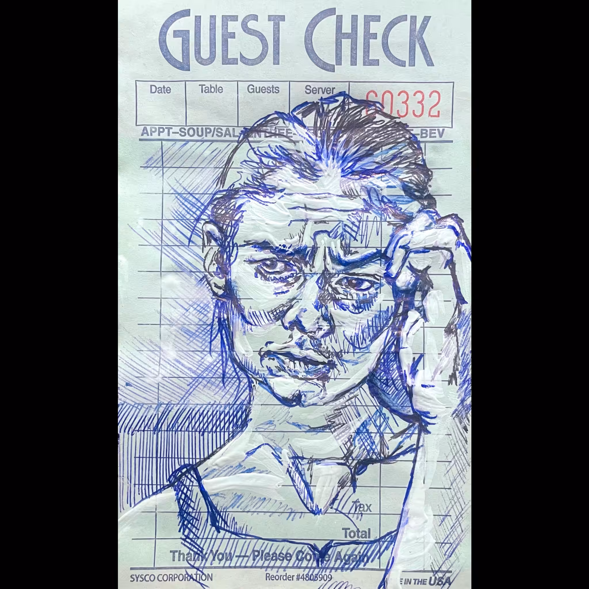 Guest Check no. 60332 #1