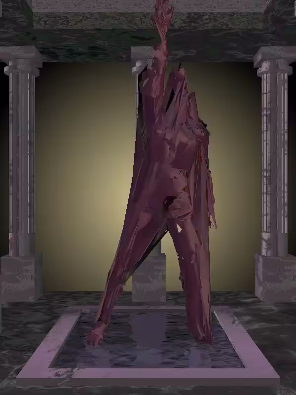 The Jazzy Sharp Magenta Woman #6898
