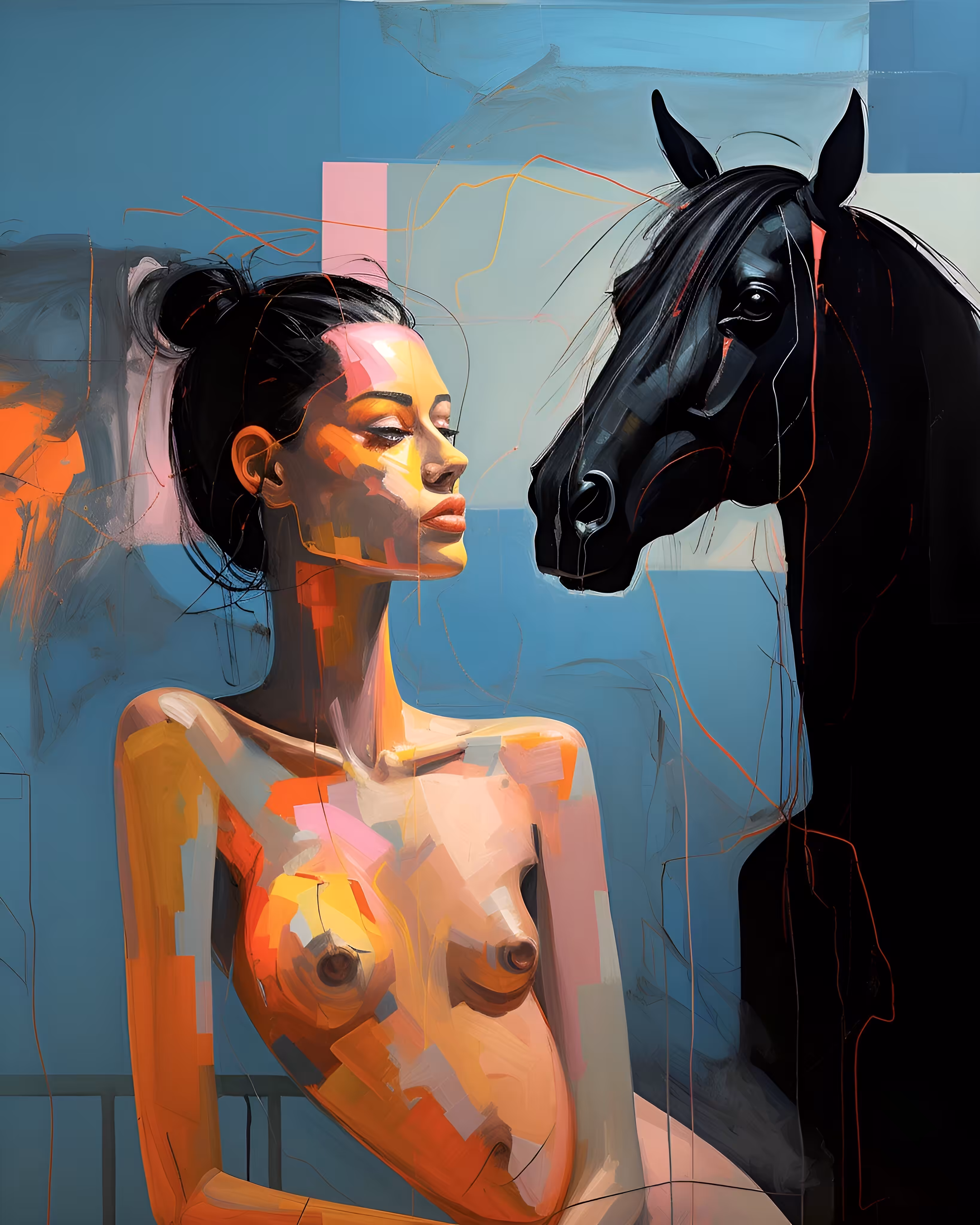 Black stallion 